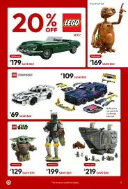 Target catalogue Page 11: LEGO Icons Jaguar E-Type 11381 €179,00, LEGO Ideas E.T. the Extra-Terrestrial 21370 €169,00