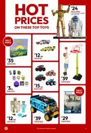 Target catalogue Page 2: Catan New Energies €35,00, Mattel Minecraft Mini Mode Spawn Egg Figures - Assorted €3,00
