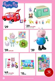 Target catalogue Page 42: Peppa Pig Oinks and Snuggles Evie Playset €39,00