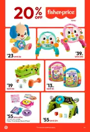 Target catalogue Page 44: Fisher-Price Laugh & Learn Smart Stages Puppy €23,00