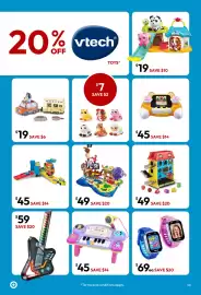 Target catalogue Page 46: VTech Animal Friends Puppy House €19,00, VTech Toot-Toot Drivers Bluey Family Car €19,00
