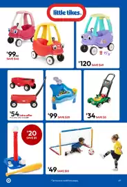 Target catalogue Page 49: Little Tikes Cozy Coupe €99,00, Little Tikes Bluey Grannies Car Coupe €120,00