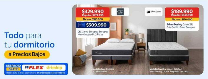 Catálogo Lider Página 8: Ethan desing cama 2 p €189.990,00