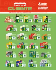 Catálogo Santo Supermercados semana 38 Página 2: Arroz tipo 1 são pedro €17,90, Suco integral prats laranja €9,99