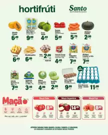 Catálogo Santo Supermercados semana 38 Página 3: Ovos Brancos Tonon Grande €11,99, Ovos caipira granja itu €9,99