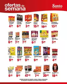 Catálogo Santo Supermercados semana 38 Página 8: Salgadinho Fandangos €9,99, Linguiça Calabresa Seara €20,99