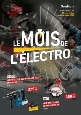 DomPro (valable jusqu'au 16-10)