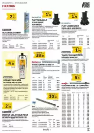 Catalogue DomPro page 11: Goujons acier tm c 7 option 7 €5,51, Plot lambourde reglable arkimede €1,71