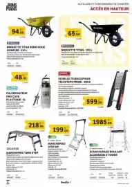 Catalogue DomPro page 6: Titan - brouette reno roue gonflee 110 l €94,00, Duarib - marchepied twin step €218,96