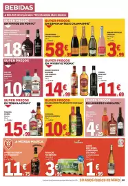 Folheto E.Leclerc semana 38 Página 25: MoscateL Doc Douro Favilla €4,29, Gin dry london gibson's €10,99