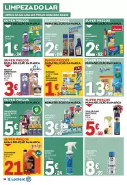 Folheto E.Leclerc semana 38 Página 32: Kit mopa swiffer €13,99, Esfregão fino €1,34
