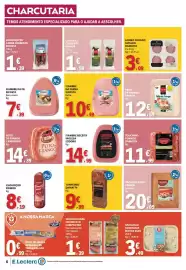 Folheto E.Leclerc semana 38 Página 6: Fiambre da perna sicosta extra €10,49, Peito de frango primor €12,59