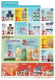 Folheto E.Leclerc semana 38 Página 9: Kéfir Nestlé Morango/Natural €1,99, Iogurte lanchinho bom mimosa €1,69