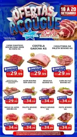 Folheto Supermercado Estrela Azul Página 1: Braço bovino kg €34,99, Paleta bovino €34,99