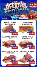 Folheto Supermercado Estrela Azul Página 2: Patinho bovino €41,99, Lagarto bovino €40,99