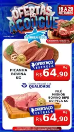 Folheto Supermercado Estrela Azul Página 5: Filé mignon bovino bife ou peça kg €64,90, Picanha bovina €64,90
