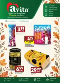 Avita gazetka Strona 1: Kabanosy Skolim Palermo JBB €3,99, Kiełbaski Skolimki z szynki JBB €4,99