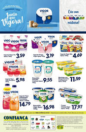 Catálogo Confiança Supermercados Página 2: Iogurte vigor embalagem economica €14,79, Iogurte Vigor Viv €3,59