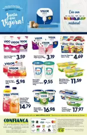 Catálogo Confiança Supermercados Página 2: Iogurte vigor embalagem economica €14,79, Iogurte Vigor Viv €3,59