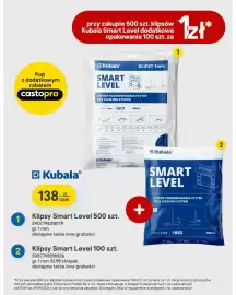 Castorama gazetka Strona 13: Klipsy Smart Level 500 szt. gr. 1 mm Kubala €138,00