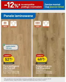 Castorama gazetka Strona 3: Panel podłogowy Dąb Starwell €52,98, Panel podłogowy Dąb Kingswood €49,98