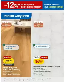 Castorama gazetka Strona 5: Panel winylowy Bianco Stone €86,98, Panel winylowy Spc Dąb Miodowy €79,98