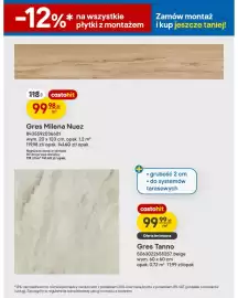 Castorama gazetka Strona 7: Gres Tanno €99,99, Gres Milena Nuez €99,98