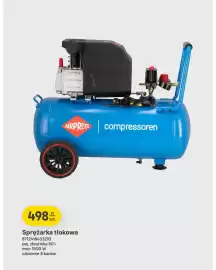Castorama gazetka Strona 20: Sprężarka tłokowa 50 l Airpress €498,00