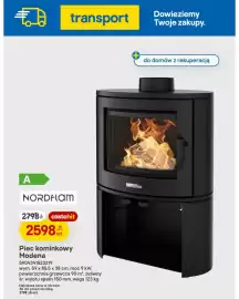 Castorama gazetka Strona 24: Piec kominkowy Modena Nordflam €2.598,00