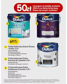 Castorama gazetka Strona 4: Farba kolorowa Dulux Ściany i Sufity €69,98