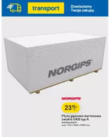 Castorama gazetka Strona 9: Płyta gipsowo-kartonowa zwykła Gkb typ A Norgips €23,98