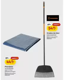 Castorama gazetka Strona 10: Grabie do liści Magnusson €54,98, Plandeka 4x5 m 70 g/m² €44,98