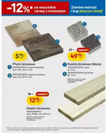 Castorama gazetka Strona 7: Deska tarasowa €12,98, Kostka brukowa Westa €49,98