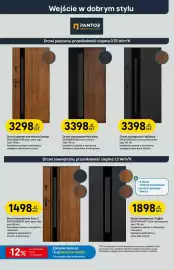 Castorama gazetka Strona 2: Drzwi zewnętrzne Fuji Black Pantor €3.398,00, Drzwi zewnętrzne McKinley Pantor €3.398,00