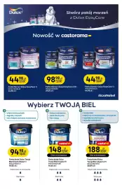 Castorama gazetka Strona 6: Farba biała Dulux Twoja Biel odporna €188,00, Farba Disney Dulux EasyCare €98,98