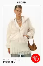 Cropp gazetka tydzień 38 Strona 3: Krótkie sztuczne futerko z kapturem Cropp €159,99