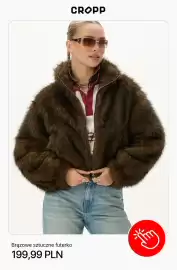 Cropp gazetka tydzień 38 Strona 4: Brązowe sztuczne futerko Cropp €199,99