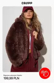 Cropp gazetka tydzień 38 Strona 6: Brązowe sztuczne futerko Cropp €199,99