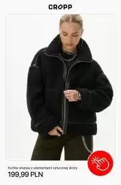 Cropp gazetka tydzień 38 Strona 7: Kurtka sherpa z elementami sztucznej skóry Cropp €199,99