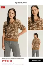 Greenpoint gazetka Strona 10: Sweter z krótkim rękawem w zwierzęcy print Greenpoint €119,99