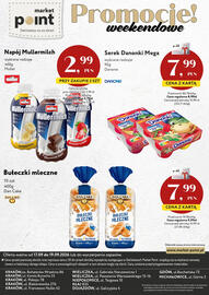 Market Point gazetka Strona 10: Serek Danonki Mega truskawka wanilia €7,99, Bułeczki mleczne Dan Cake €7,99