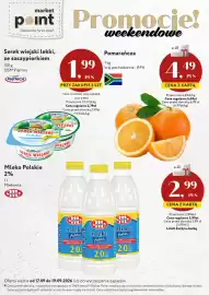 Market Point gazetka Strona 1: Pomarańcze €4,49, Serek wiejski ze szczypiorkiem Piątnica €1,99