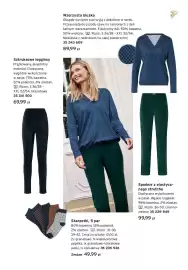 Tchibo gazetka Strona 11: Spodnie z elastycznego stretchu €99,99, Wzorzysta bluzka €89,99