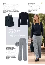 Tchibo gazetka Strona 13: Cienki kardigan €99,99, Komfortowe spodnie palazzo z żakardowym wzorem w pepitkę €139,99