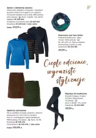Tchibo gazetka Strona 3: Spódnica sztuksowa €109,99, Rajstopy termoaktywne €49,99