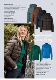 Tchibo gazetka Strona 7: Cienki sweter z golfem Tchibo €99,99, Pikowana kurtka Tchibo €199,99