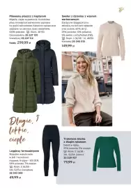Tchibo gazetka Strona 9: Legginsy termoaktywne €49,99, Trykotowa bluzka z długim rękawem €79,99