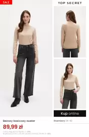 Top Secret gazetka Strona 2: Beżowy basicowy sweter Top Secret €89,99