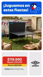Catálogo Lider Página 17: Umbro - mesa ping pong €30.000,00