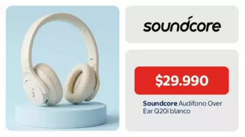Catálogo Lider Página 21: Soundcore audifono over ear q20i blanco €29.990,00